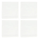 Damask White Napkins - Set of 4